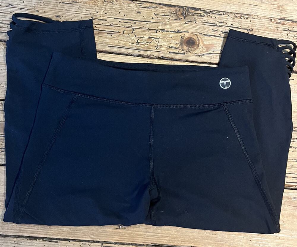 Trina Turk Womens Size M Black Cropped Leggings NWT